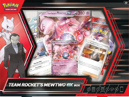 Team Rockets Mewtwo ex Box