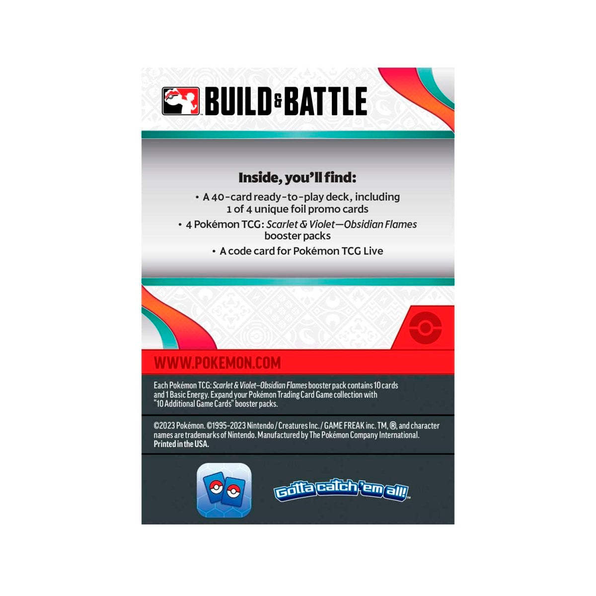 Scarlet & Violet—Obsidian Flames Build & Battle Box