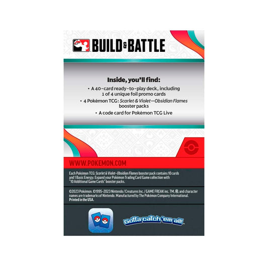 Scarlet & Violet—Obsidian Flames Build & Battle Box