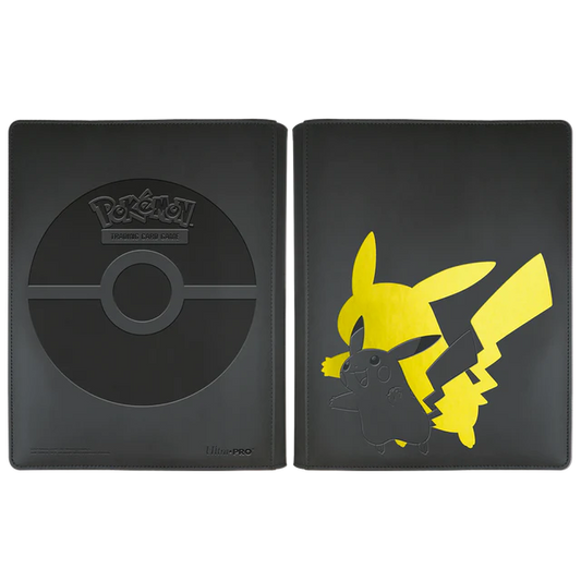 Premium Ultra-Pro Binder Pikachu Gold Black 25th Anniversary Edition