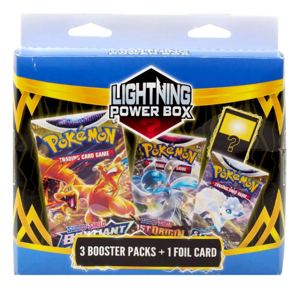 Pokémon Lightning Power Box [3 Booster Packs + 1 Foil Card]