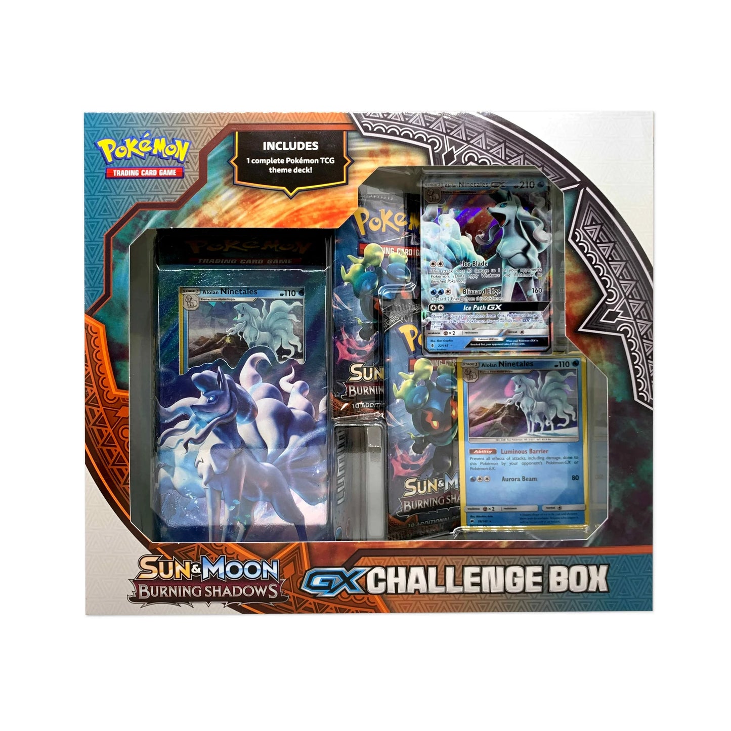 Alolan Ninetales GX Challenge Box - SM - Burning Shadows (SM03)