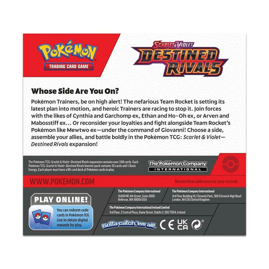 Pokémon: Destined Rivals Booster Box Display [PRE-ORDER] 5/30