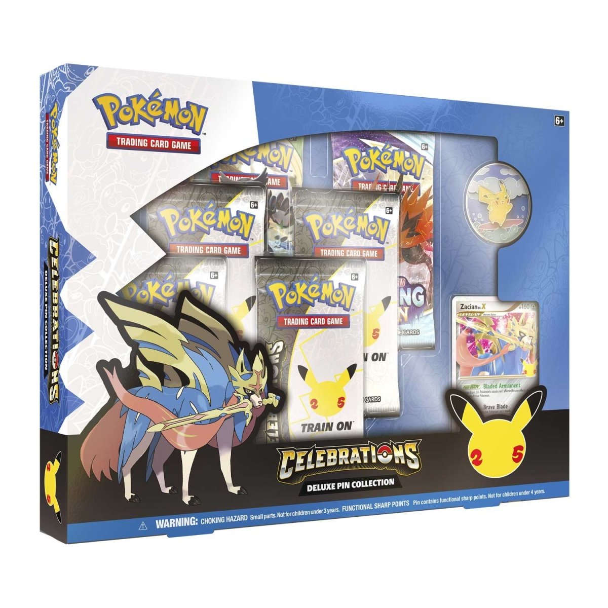 Celebrations Deluxe Pin Collection [Zacian LV. X] - Celebrations